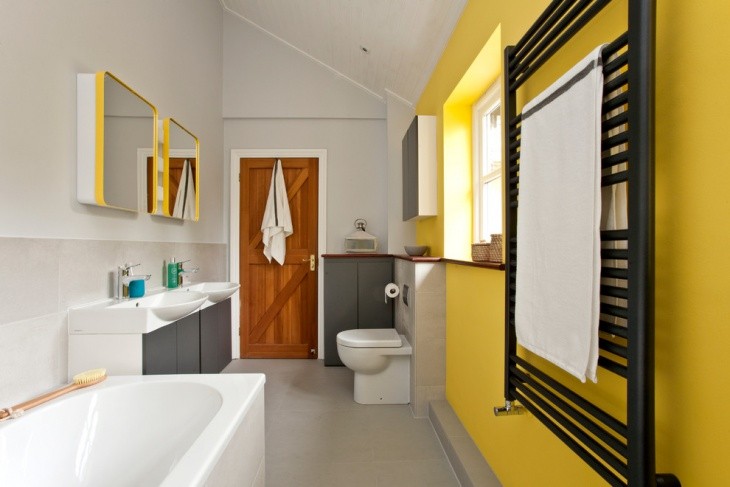 Gray And Yellow Bathroom Ideas