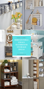 Irresistible Small Bathroom Storage Ideas