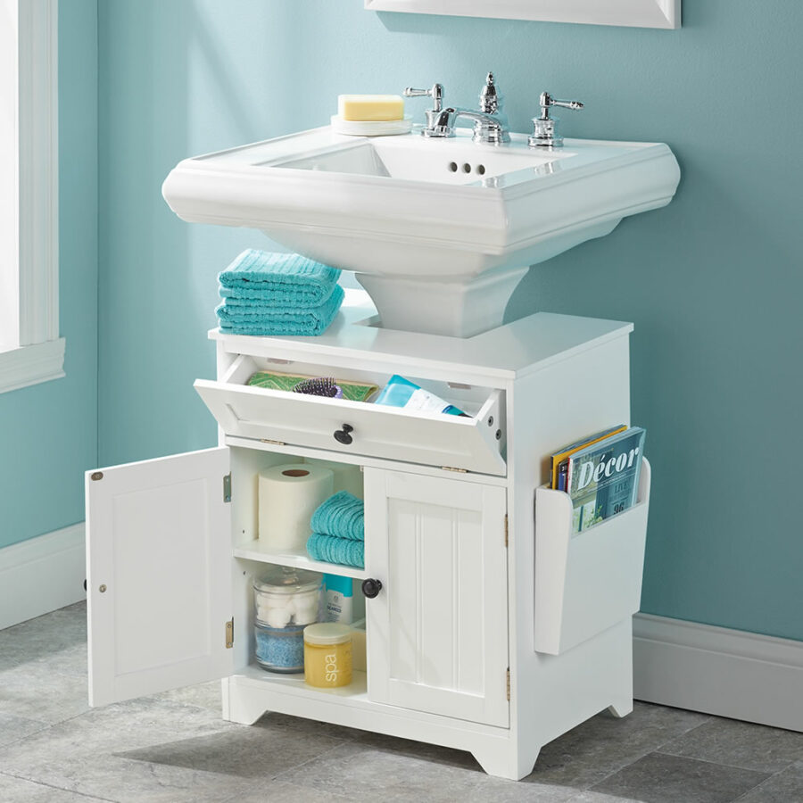 storage_ideas_for_small_bathroom_with_pedestal_sink