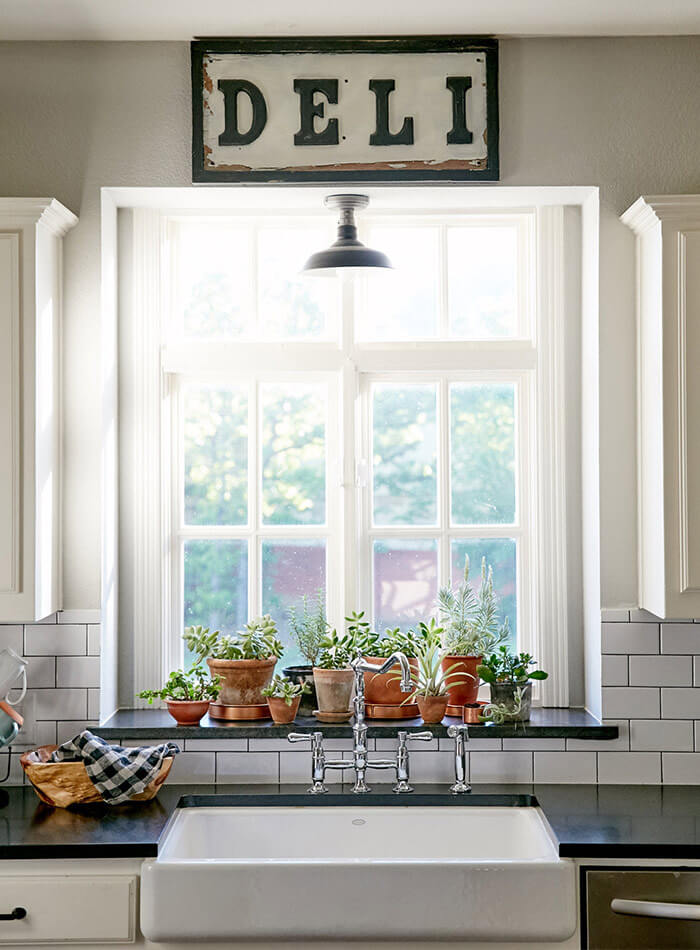 kitchen window lighting ideas