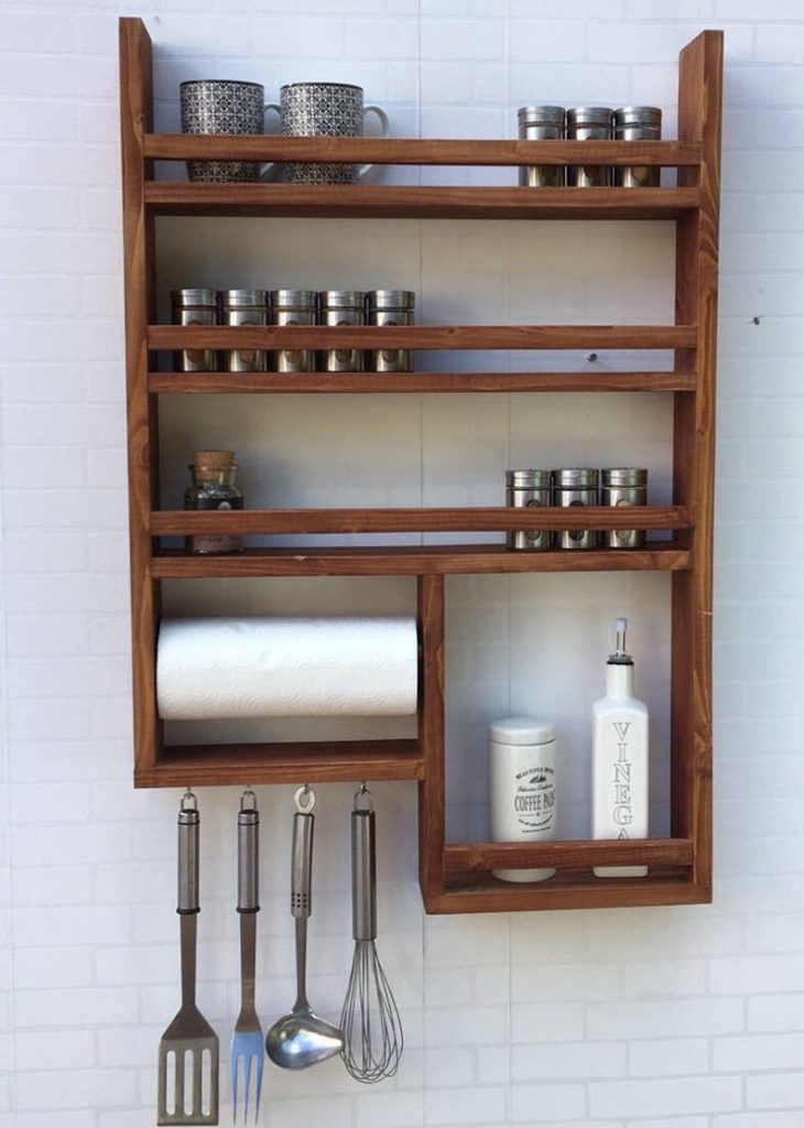 spice rack ideas for small kitchens