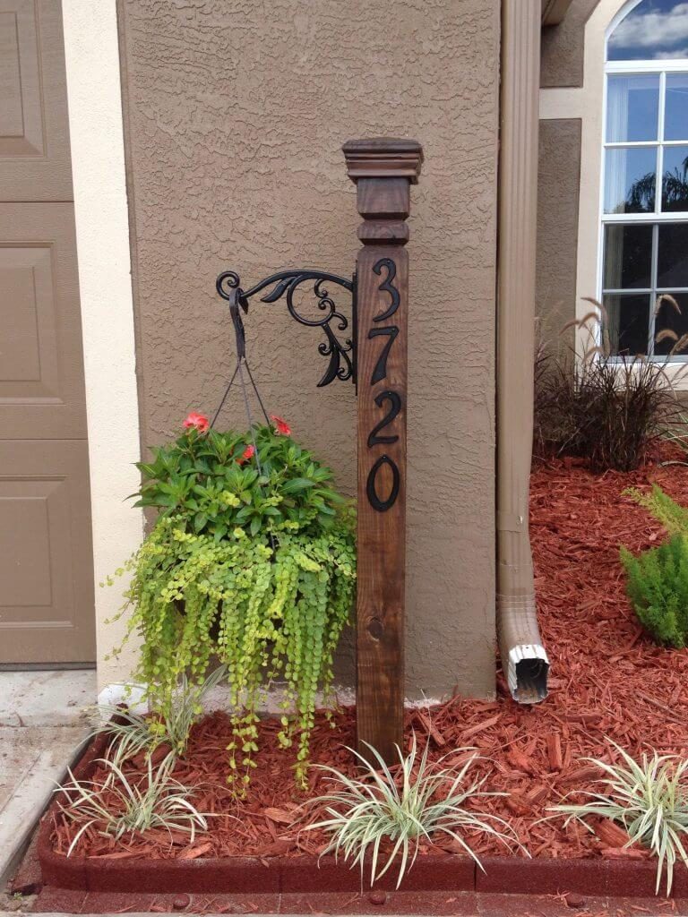 house number plaque ideas