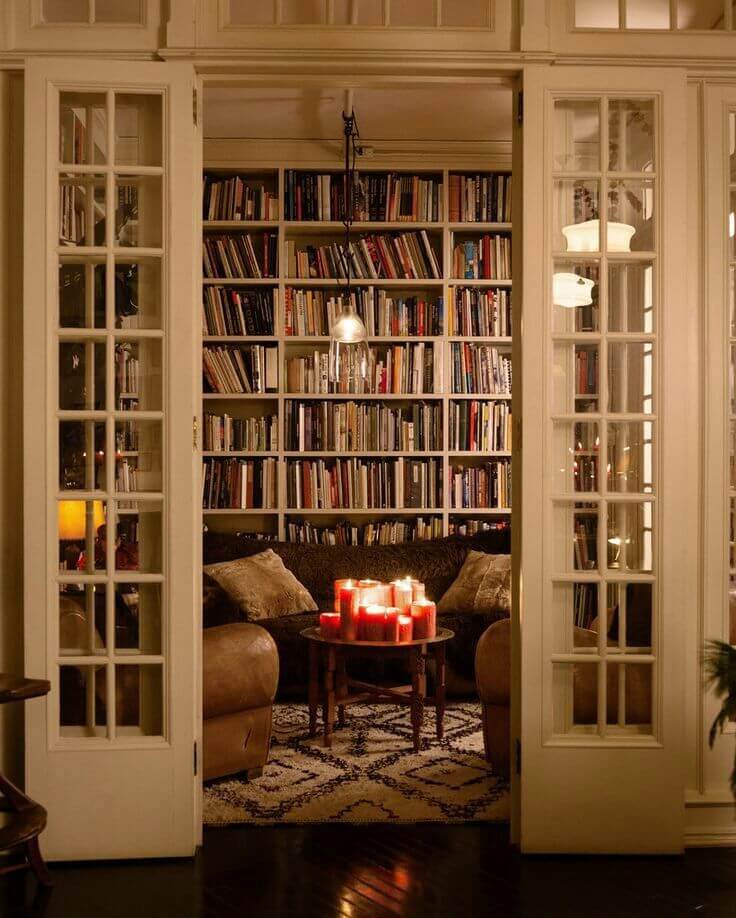 in home library ideas
