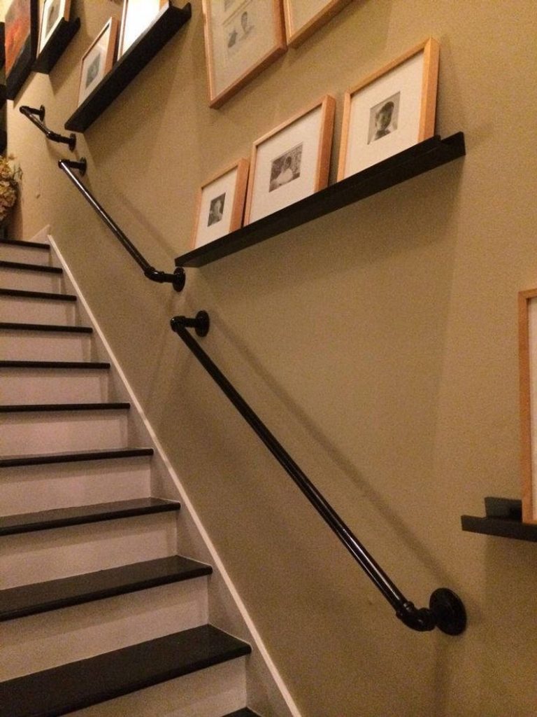 stair railing ideas basement