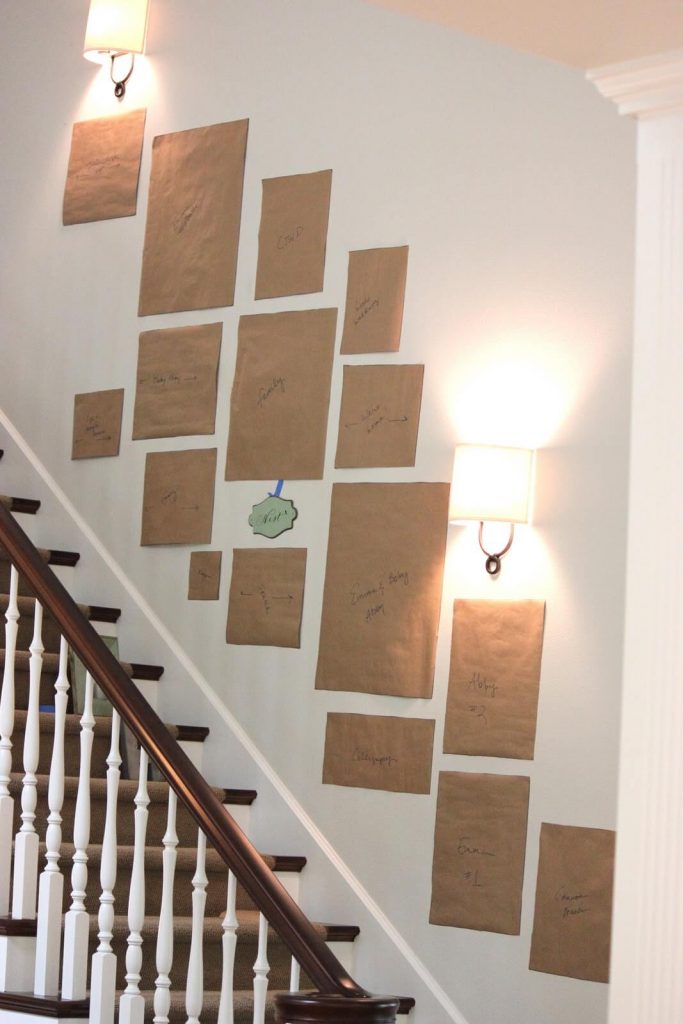 stair wall decor ideas