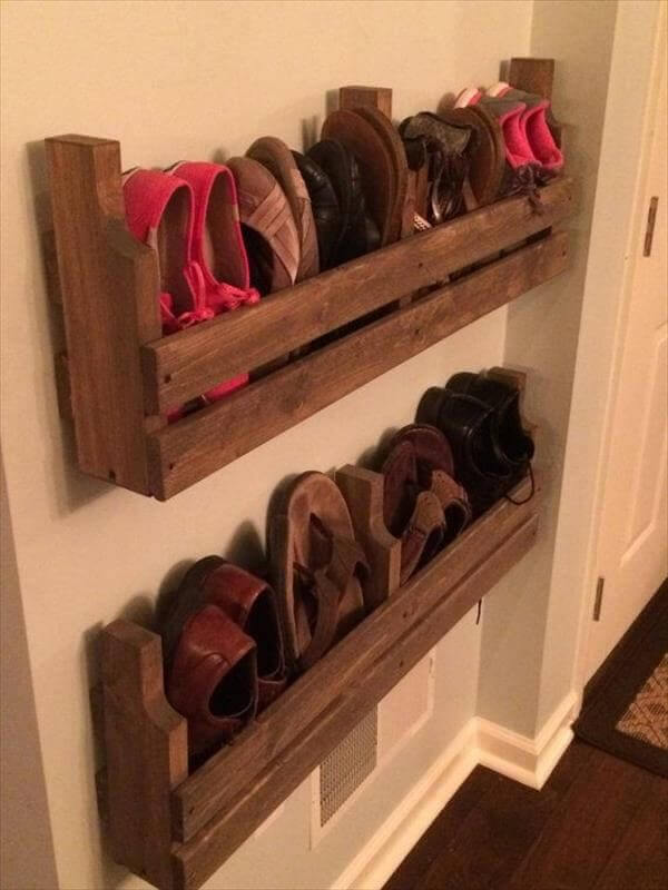 shoes storage wood