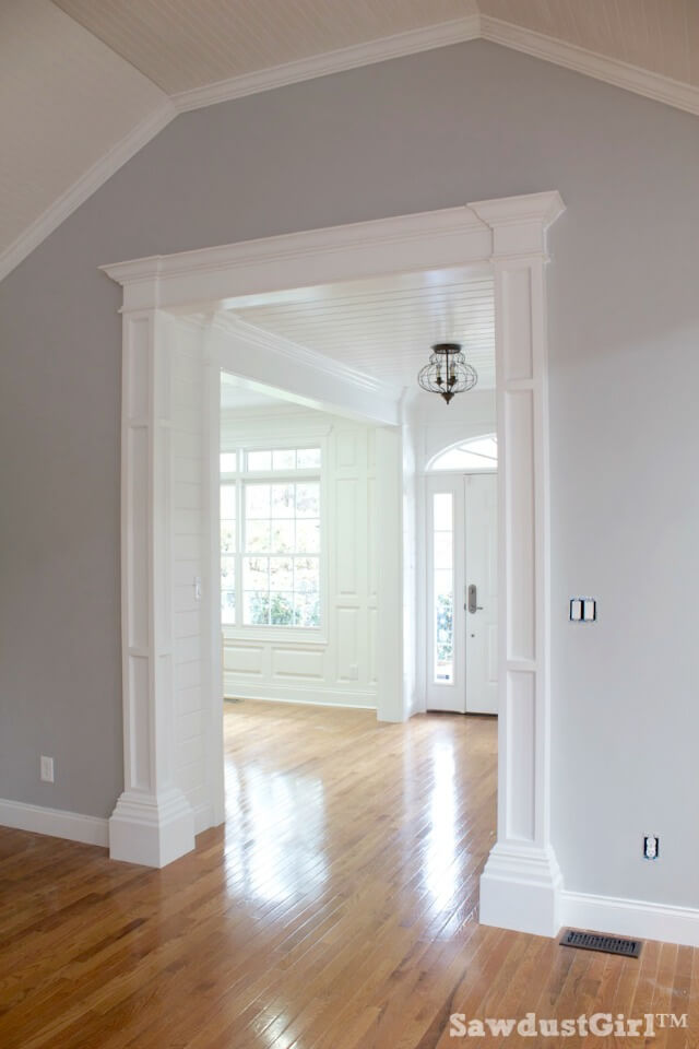 crown molding ideas living room