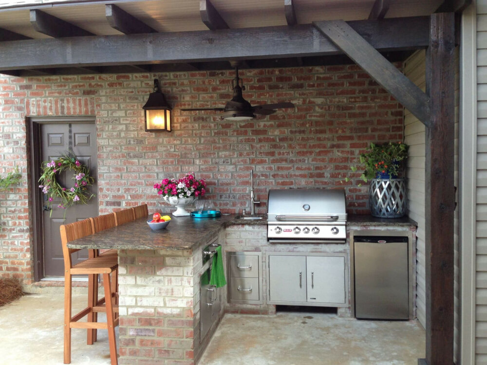outdoor kitchen ideas on a budget