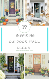 Inspiring Outdoor Fall Decor