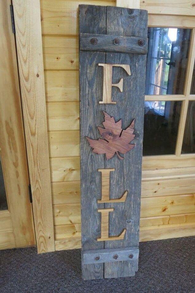 fall wooden sign ideas