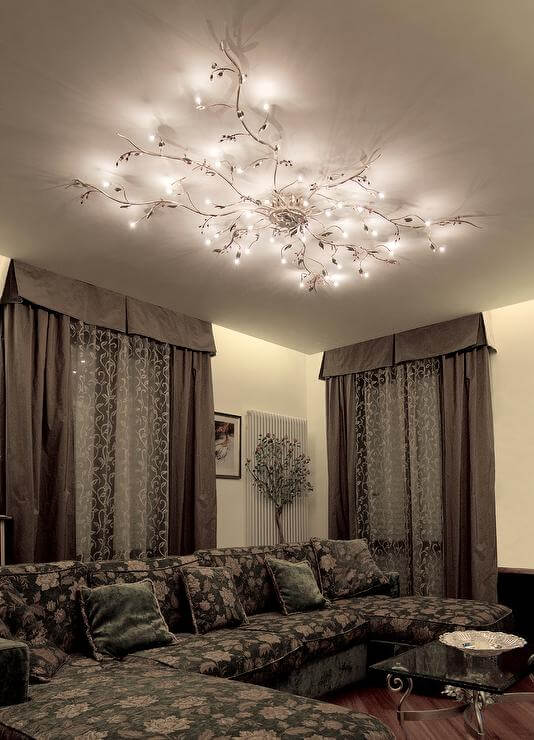 living room lighting ideas high ceiling