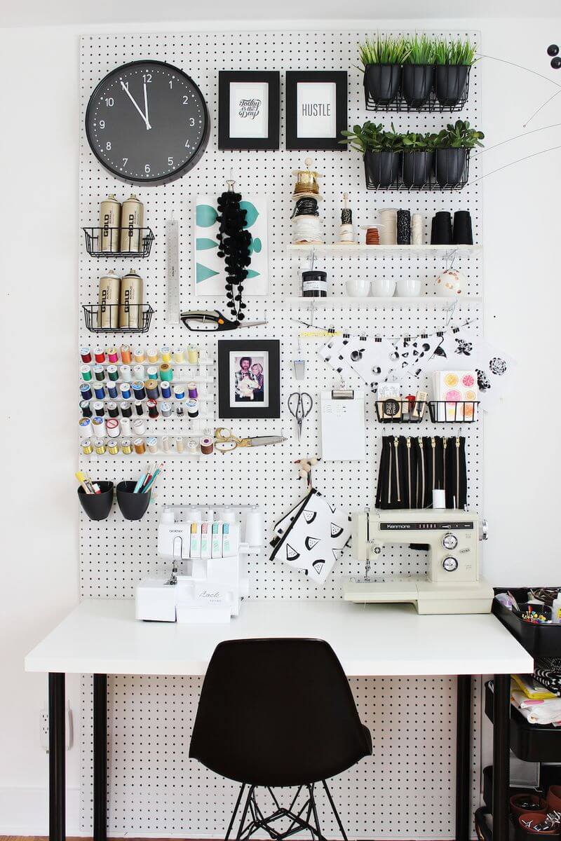 ideas for sewing room storage