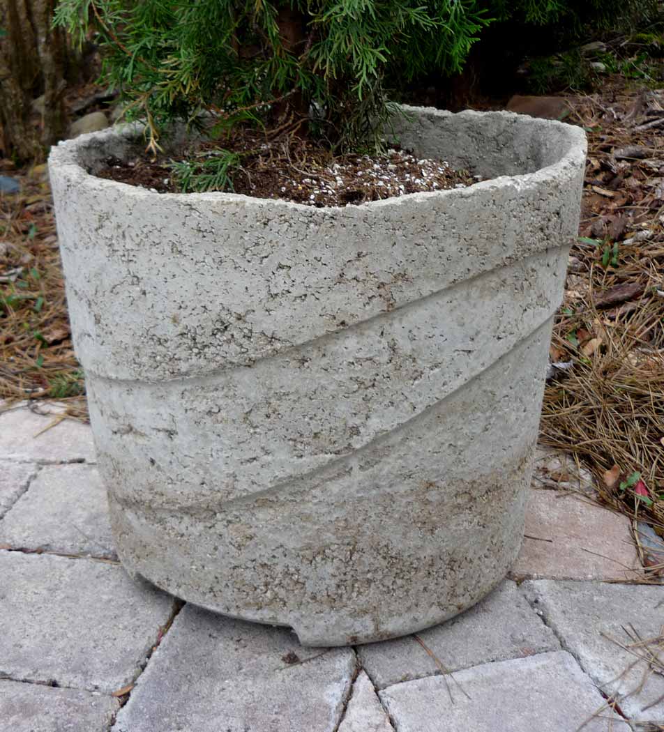 diy concrete planter bowl