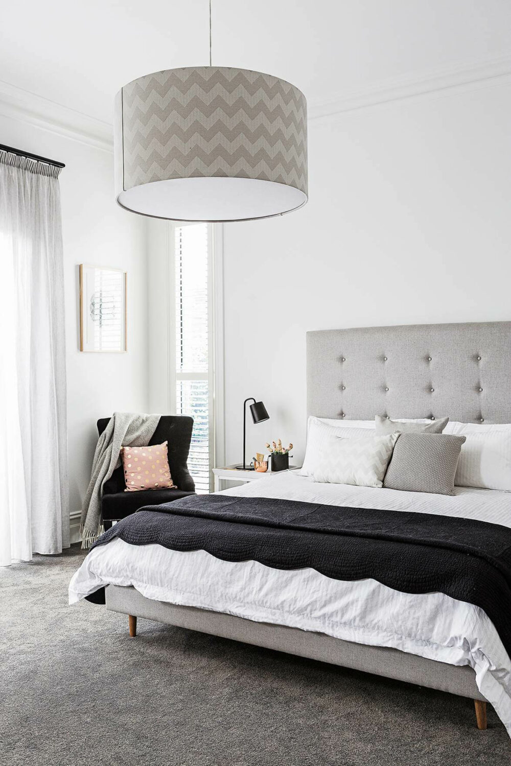 gray bedroom carpet ideas