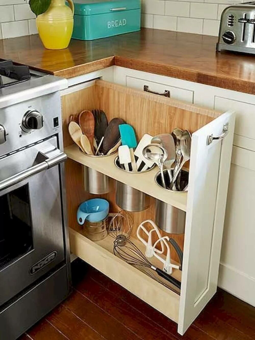 organizer for corner kitchen cabinet