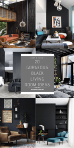 Gorgeous Black Living Room Ideas
