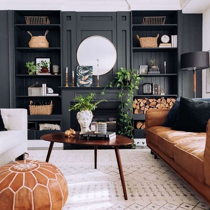 black and cream living room ideas