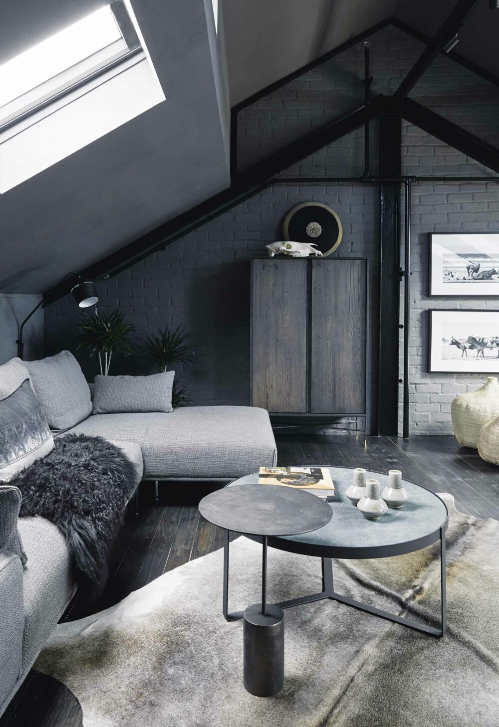 grey black living room ideas