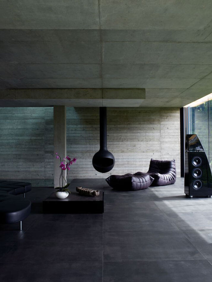 living room ideas for black sofa