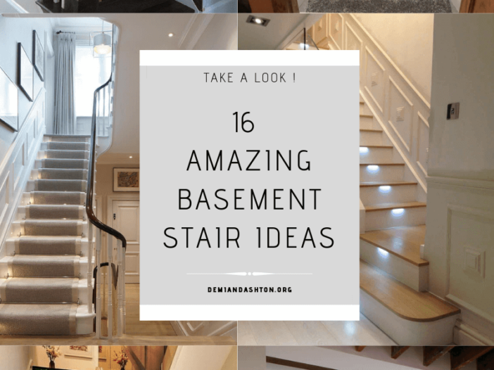 16 Amazing Basement Stair Ideas to Make Your Basement Stair Awesome ...