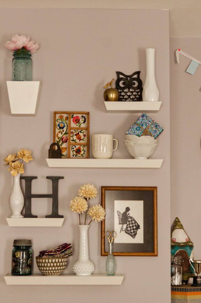 floating shelf decor ideas