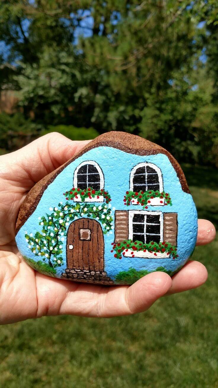painted rock houses