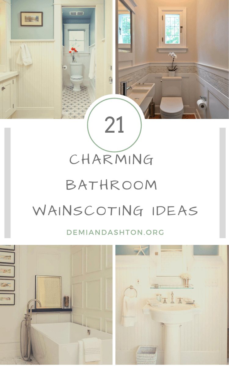 21+ Charming Bathroom Wainscoting Ideas For Your Next Project - David ...