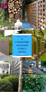 Charming Wooden Fence Ideas