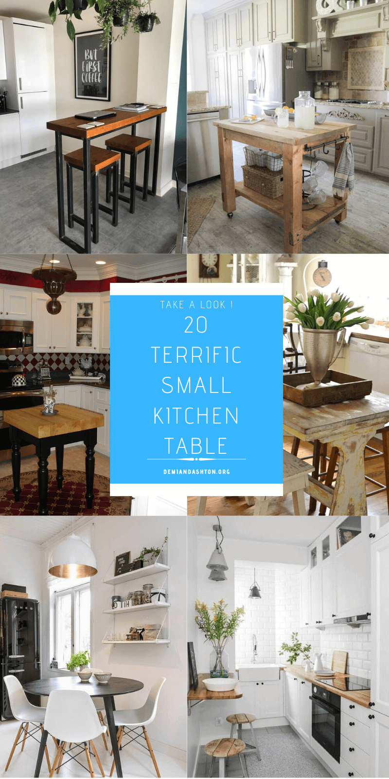 20 Terrific Small Kitchen Table Ideas to Maximize the Kitchen Space