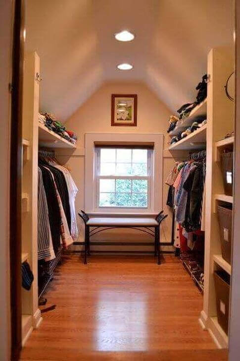 attic closet design ideas