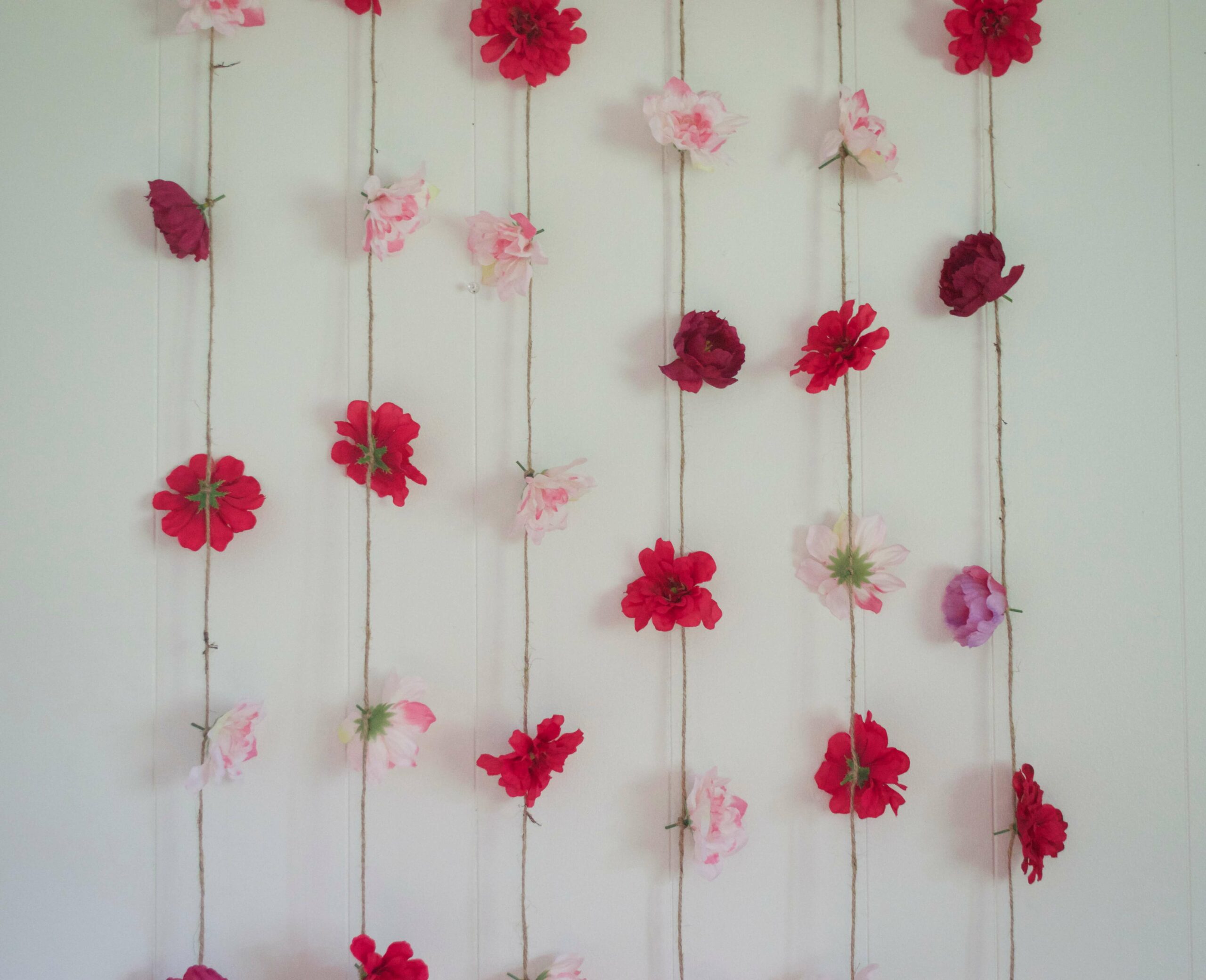 DIY Flower Wall Hanging