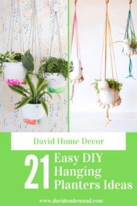 Easy DIY Hanging Planters Ideas